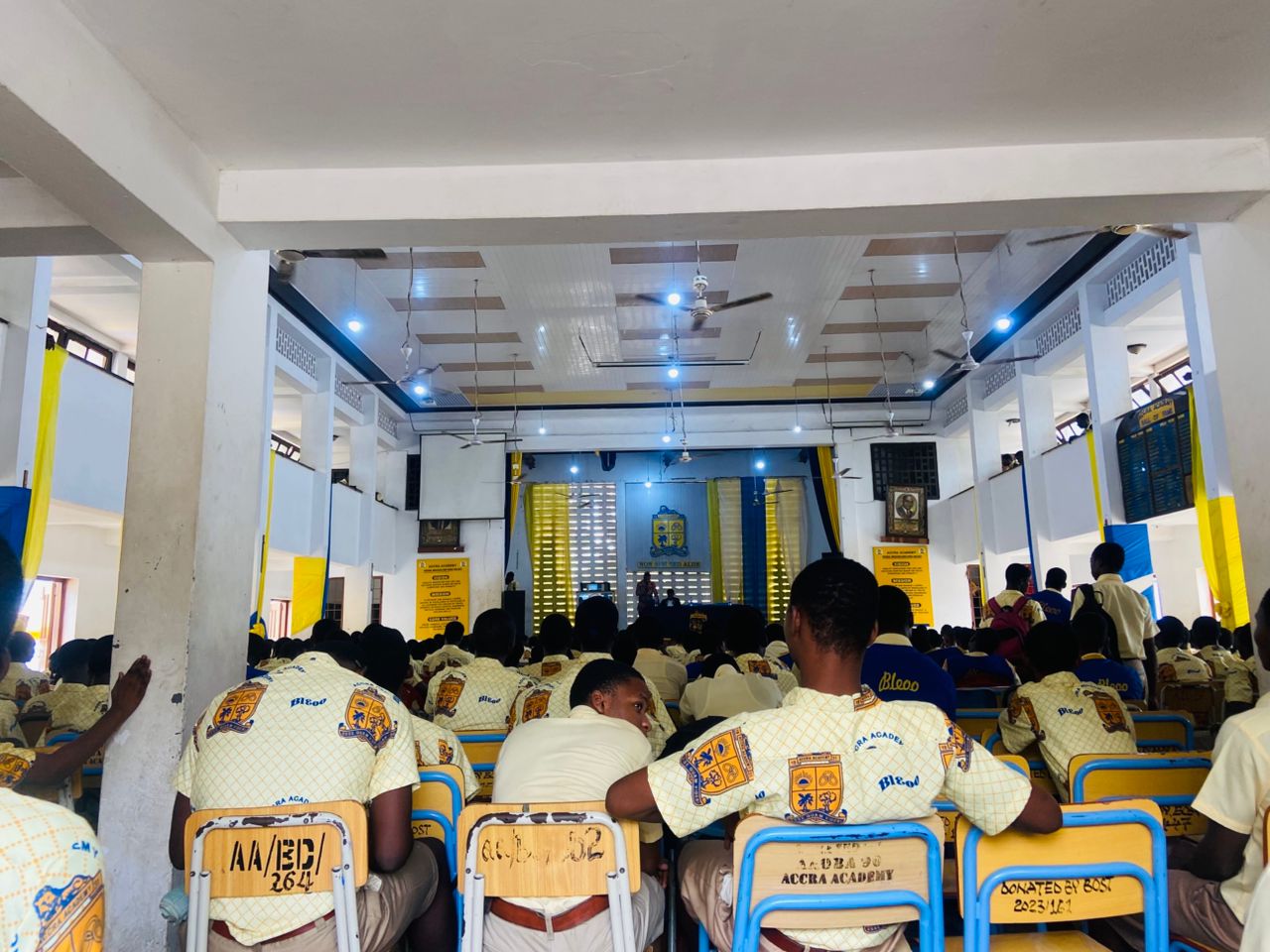 Students at Accra Academy event